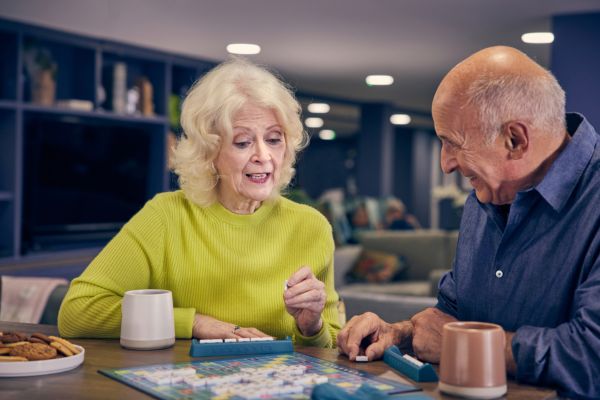 playing a game