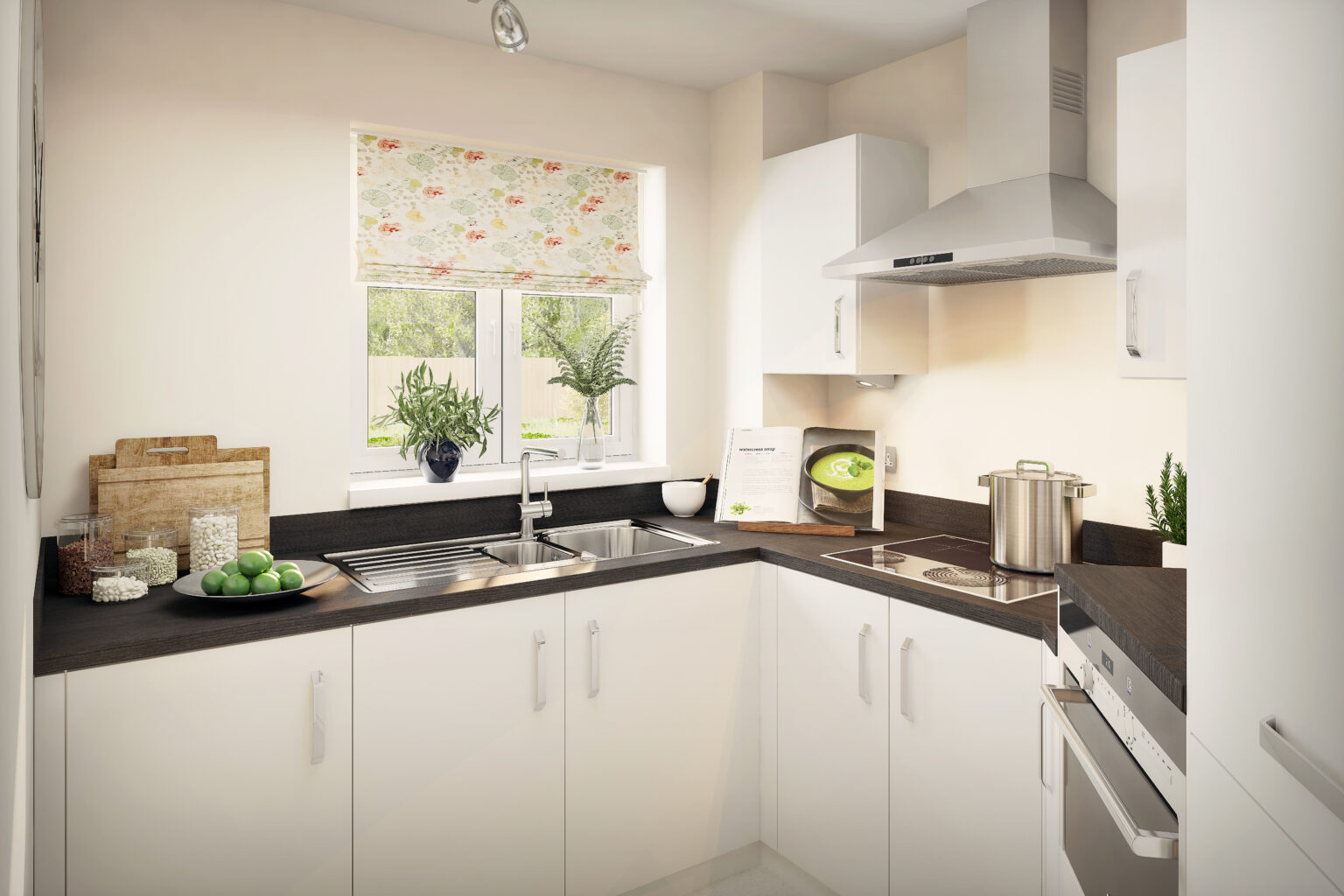 Rosebud Court - 1 Bed Kitchen